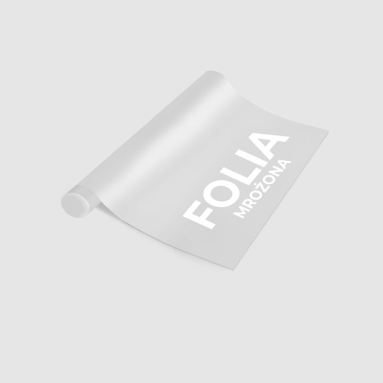 mrozona folia z nadrukiem