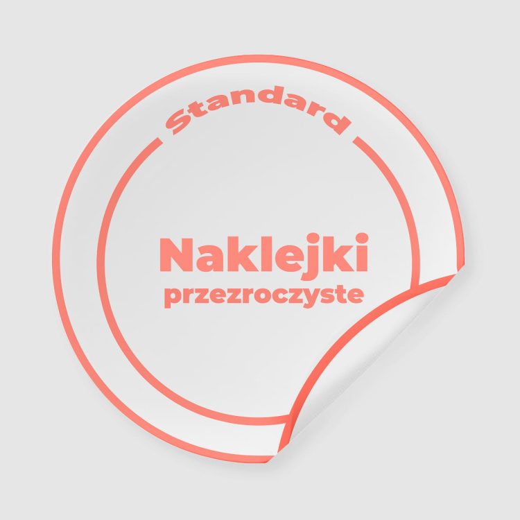 przezroczyste naklejki