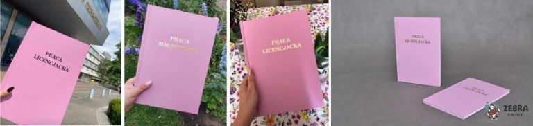 Różowa okładka – wyróżniaj się spośród innych prac dyplomowych