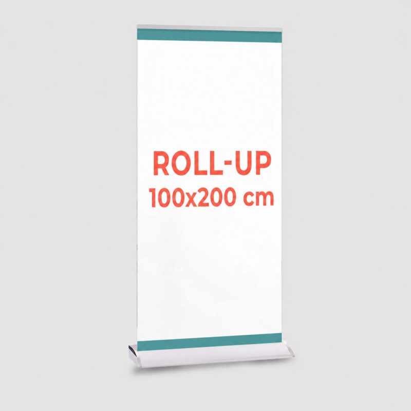 Rollup 100×200 cm z wydrukiem