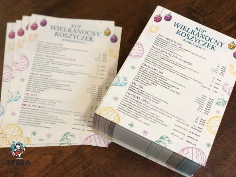 Tabela wymiarów papieru