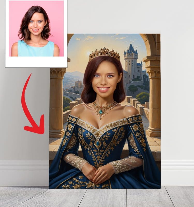 Królowa – portret ze zdjęcia