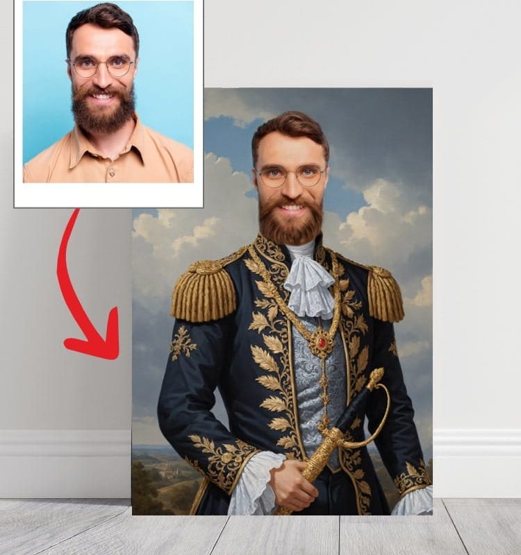 Portret w stylu Napoleona