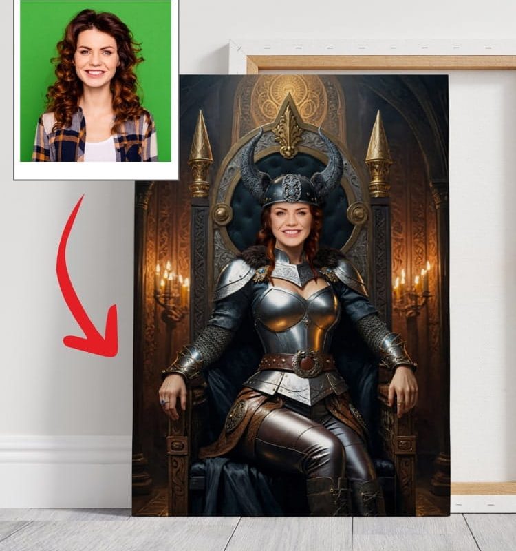 Wiking – portret ze zdjęcia